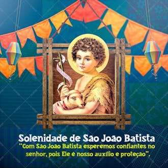 Flyer são joão batista