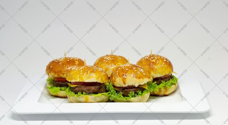 Mini hambúrguer