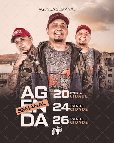 Agenda semanal dj gege