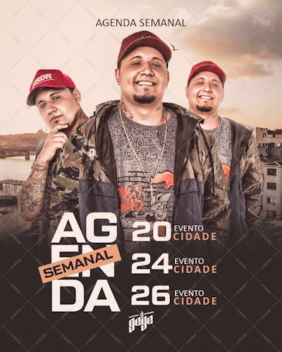 Agenda Semanal Dj Gege