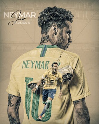 Flyer futebol neymar jr