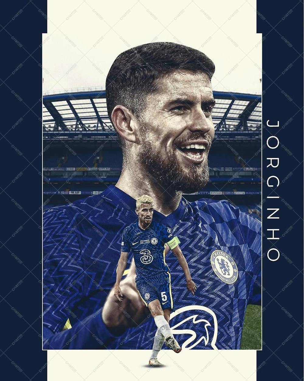 Flyer Futebol Jogador Jorginho