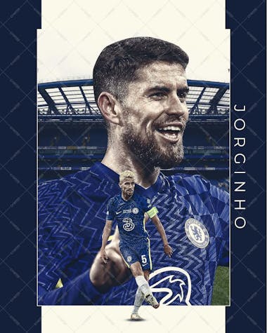 Flyer futebol jogador jorginho