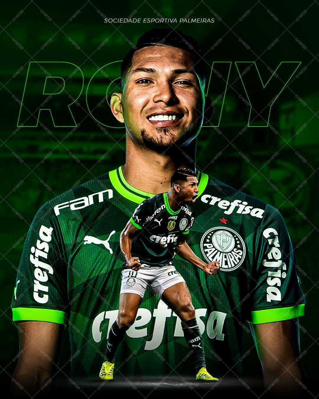 Camiseta de Futebol Palmeiras PSD Editável