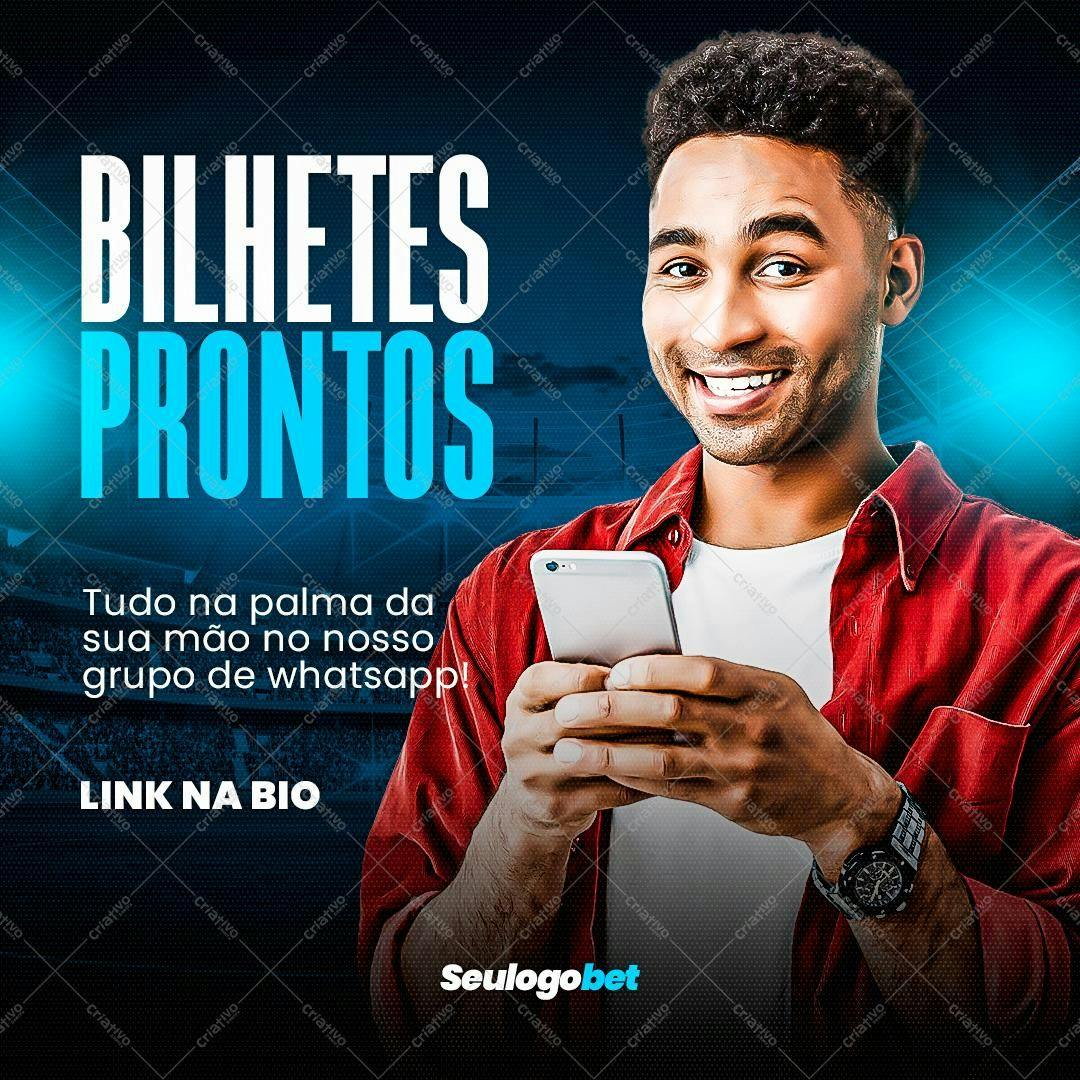 Post para Redes Sociais Promoção Bilhetes PSD Editável