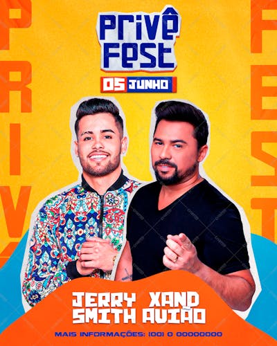 Flyer Privê Fest