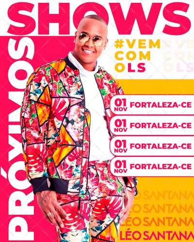 Flyer Proximos Shows - Agenda