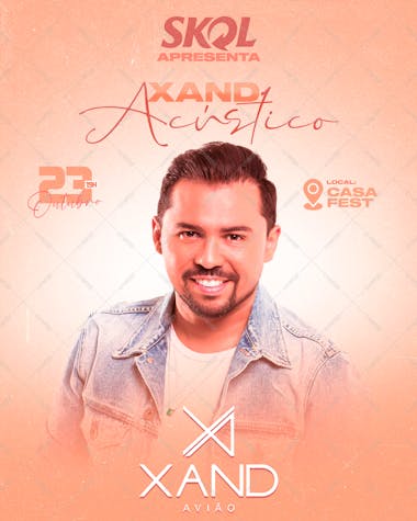 Flyer xand acústico