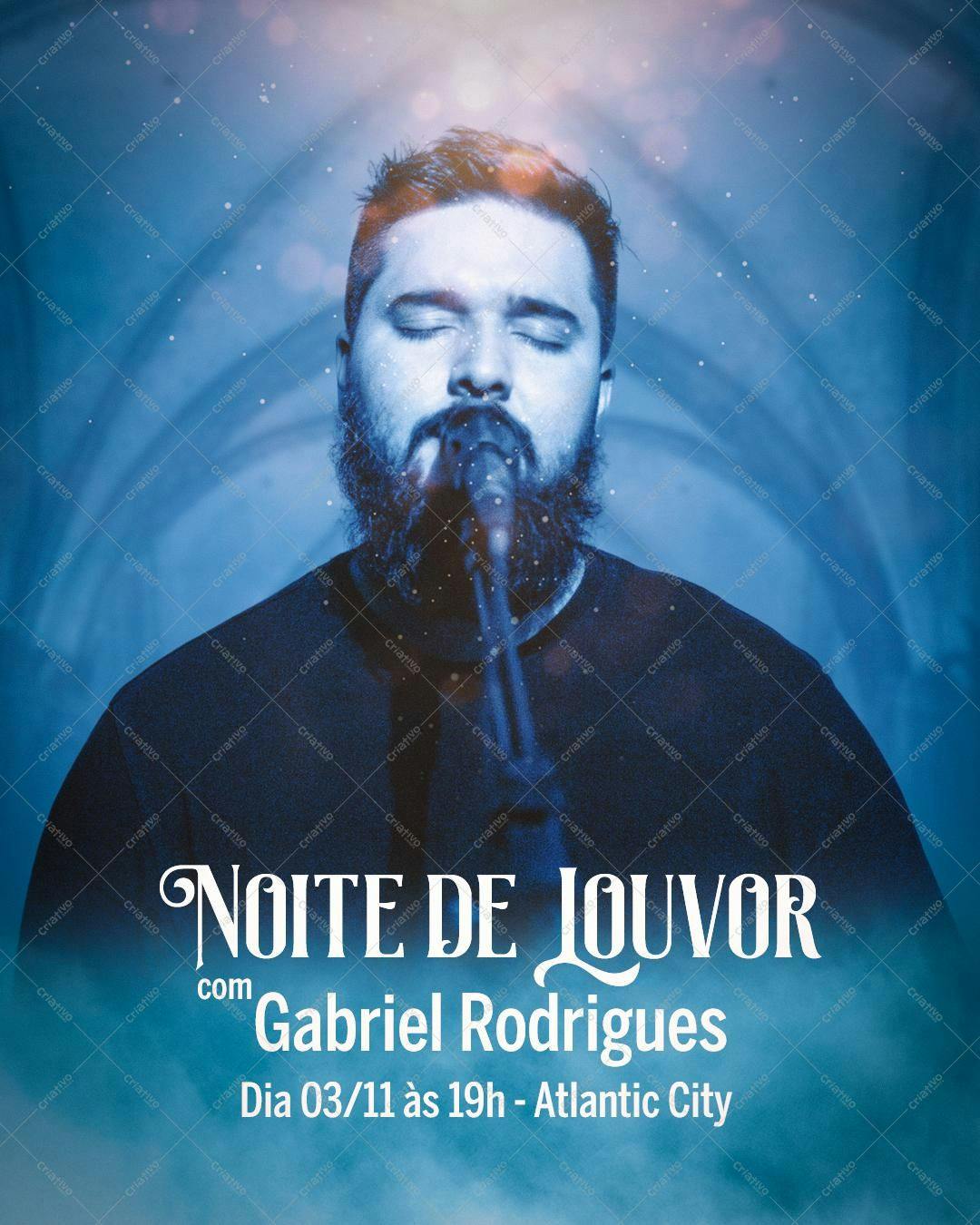 Poster para Evento Gospel PSD Editável