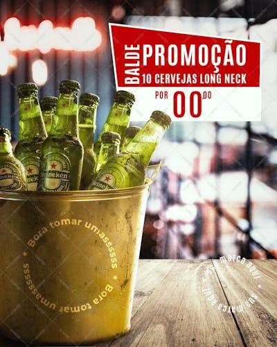 Flyer De Promoção De Cervejas , arte editável, imagens inclusas, PSD