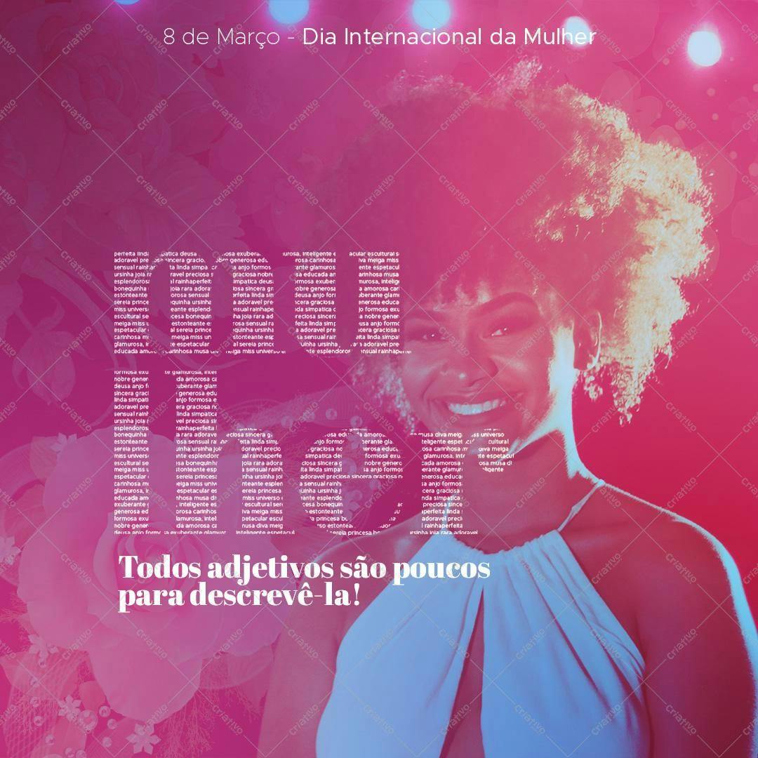 PSD para Dia Internacional da Mulher PSD Editável