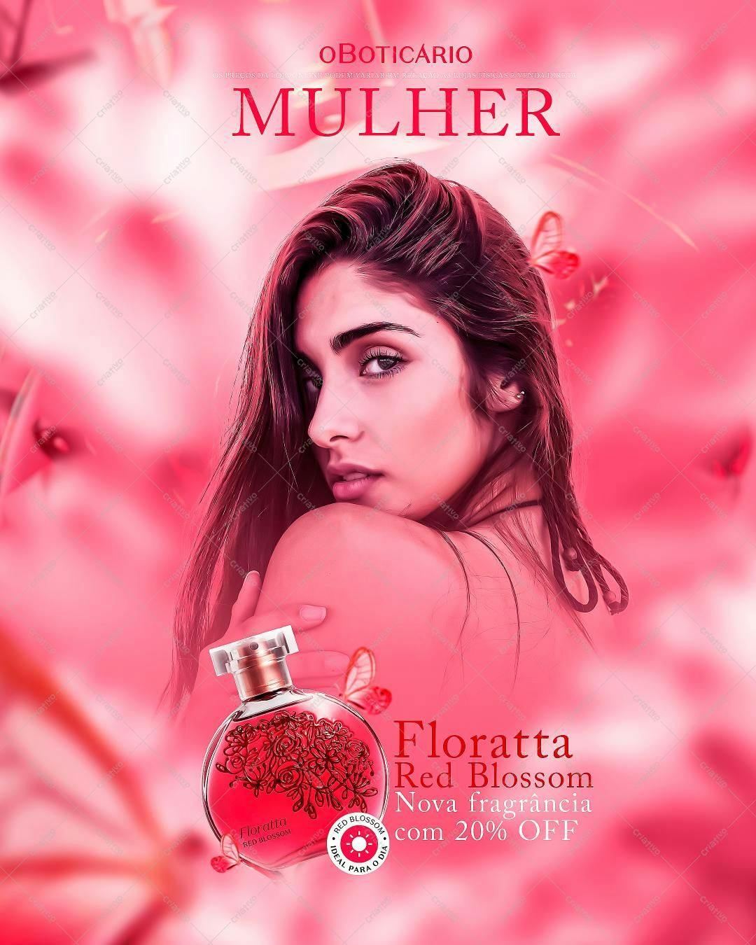 Banner para Promoção de Perfume Feminino PSD Editável