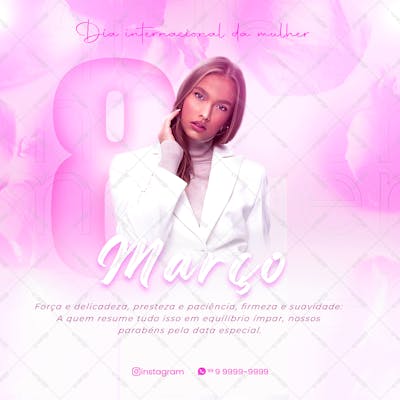 8 De Março Dia Internacional Da Mulher