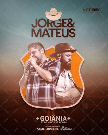 Flyer jorge e mateus