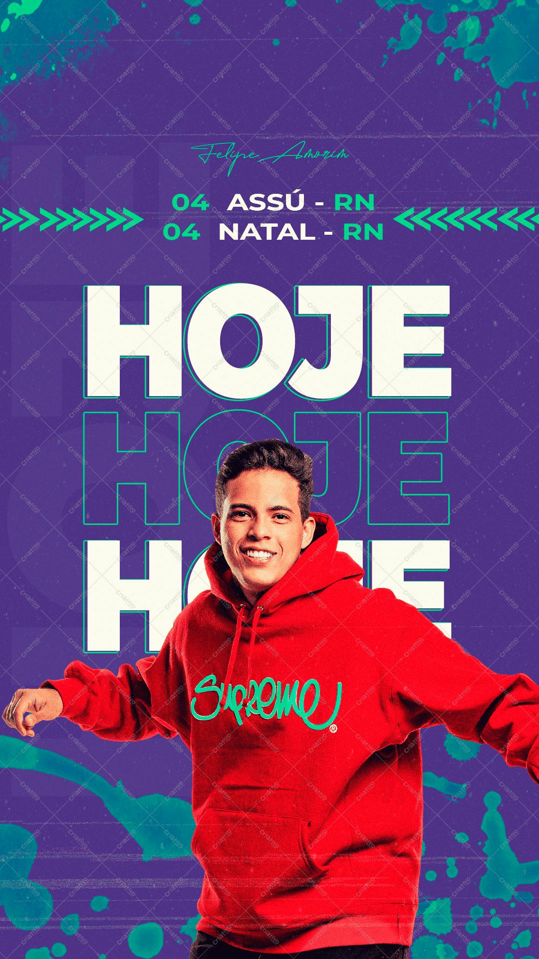 Flyer para Show Musical PSD Editável