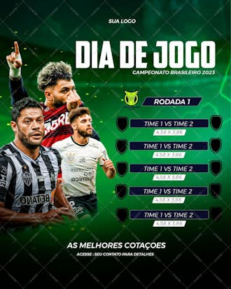 Casa de apostas dia de jogo