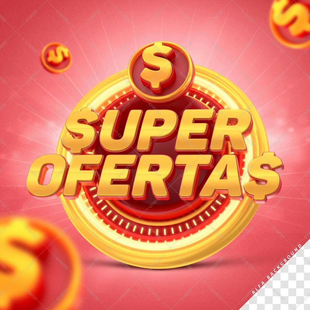 Banner para Promoções Super Ofertas PSD Editável