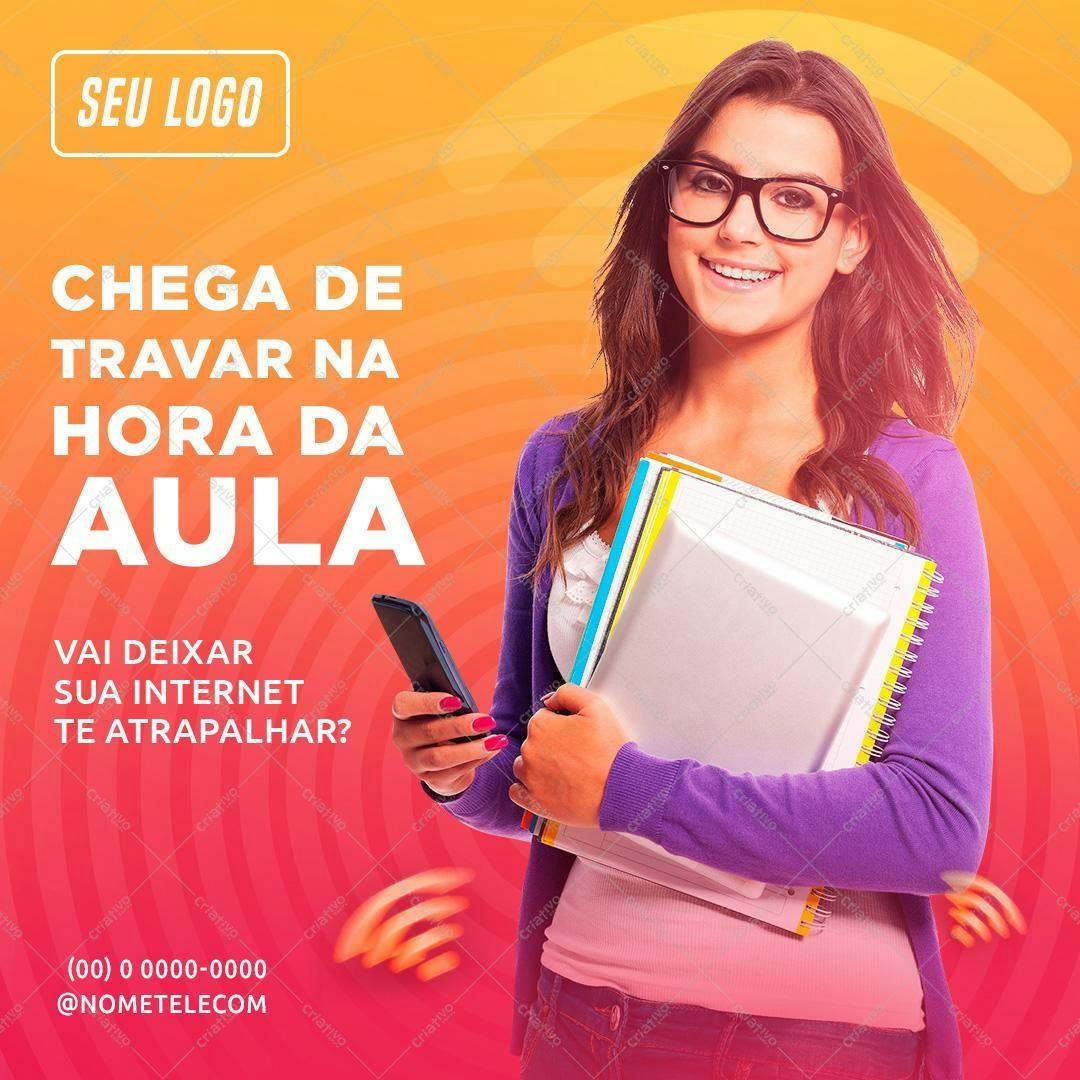 Post para Redes Sociais - Dia do Estudante PSD Editável
