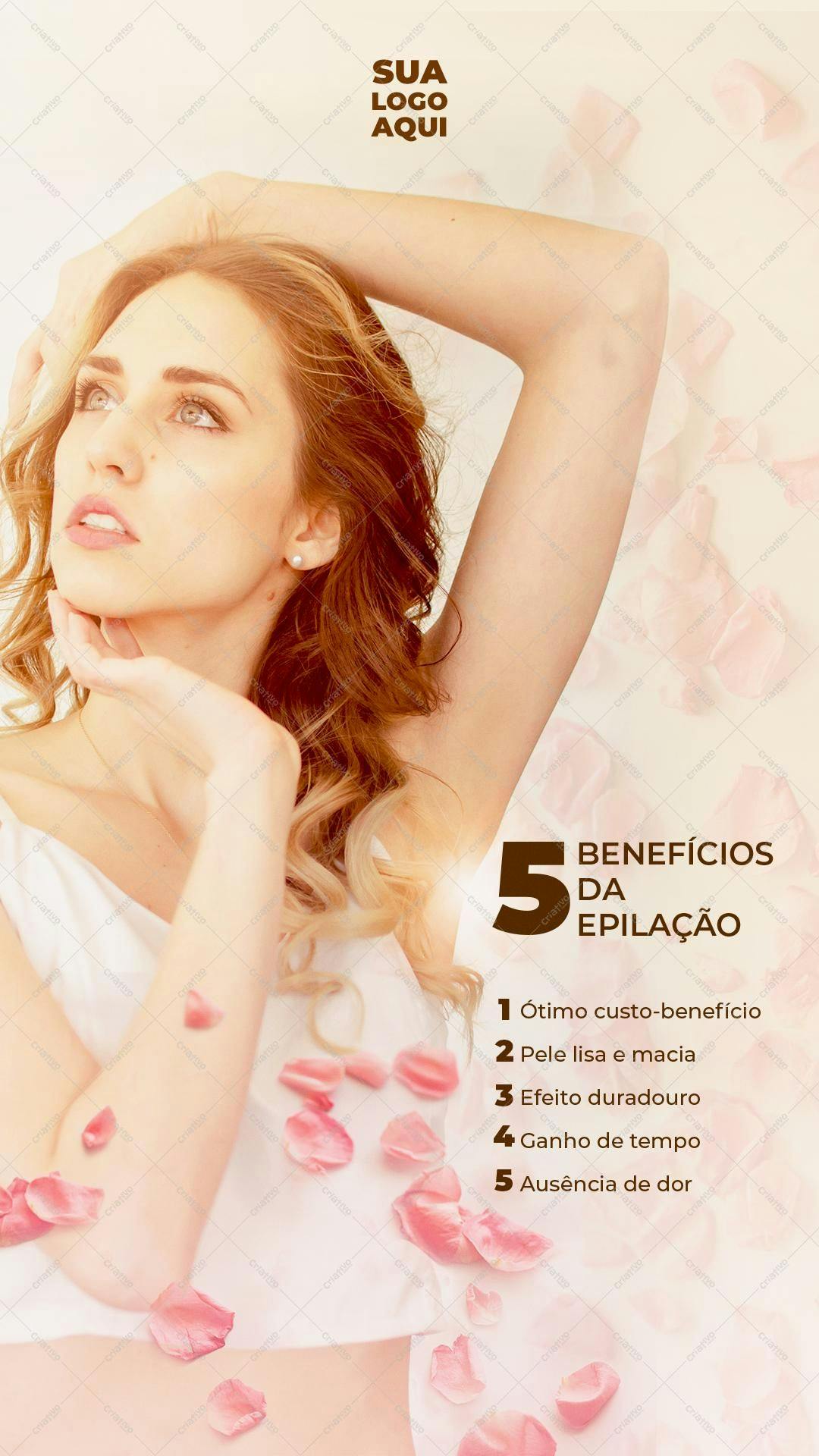 Banner para Salão de Beleza com Modelo PSD Editável