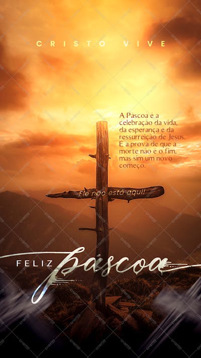 Feliz Páscoa, Ele Não Está Aqui!