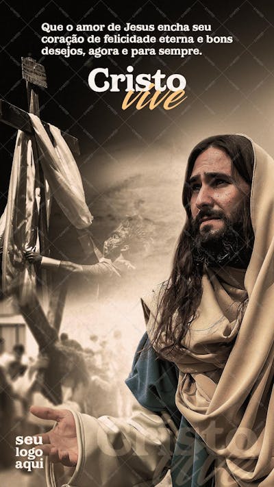 Arte Para Semana Santa , arte editável, imagens inclusas, PSD