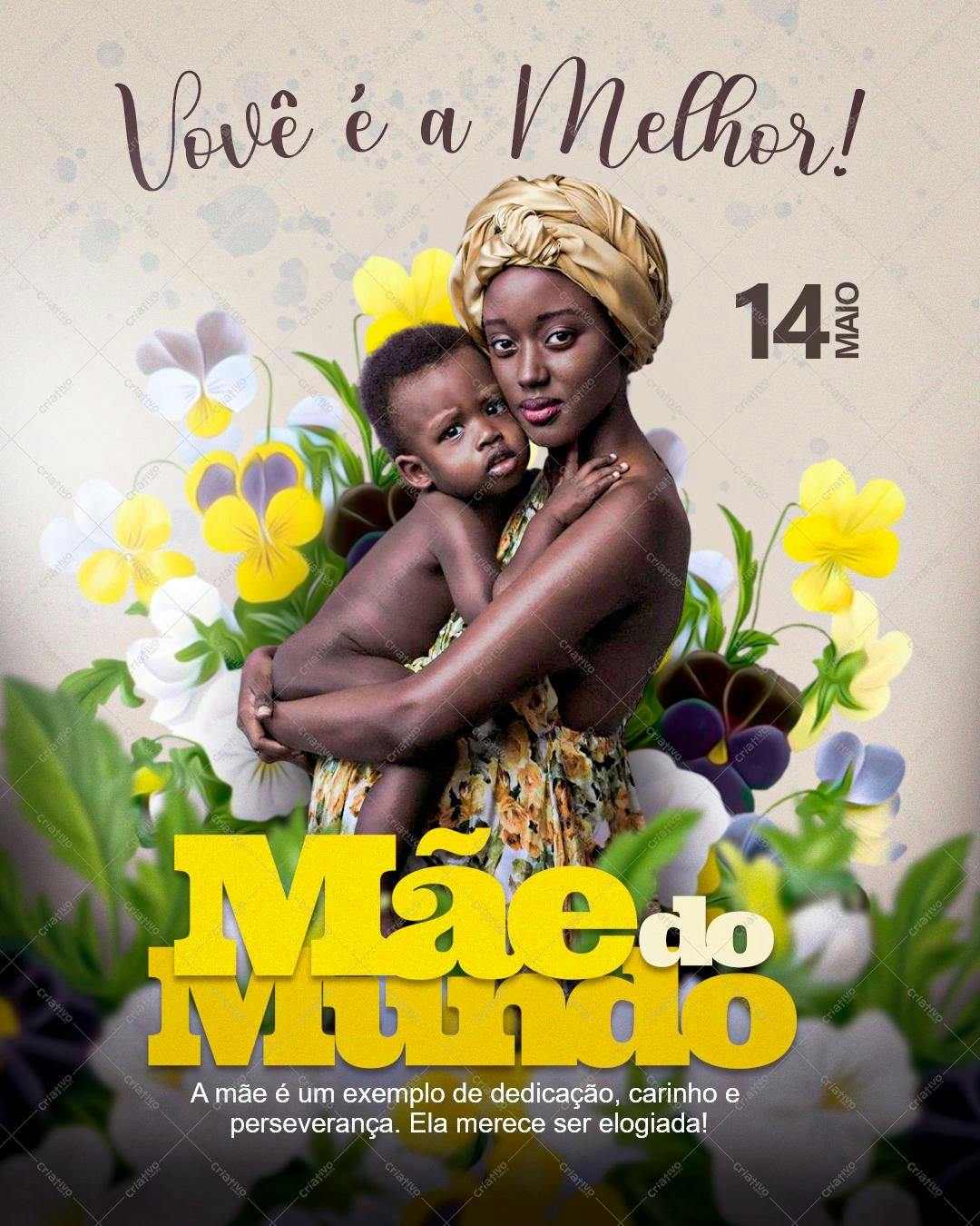 Flyer Dia das Mães PSD Editável