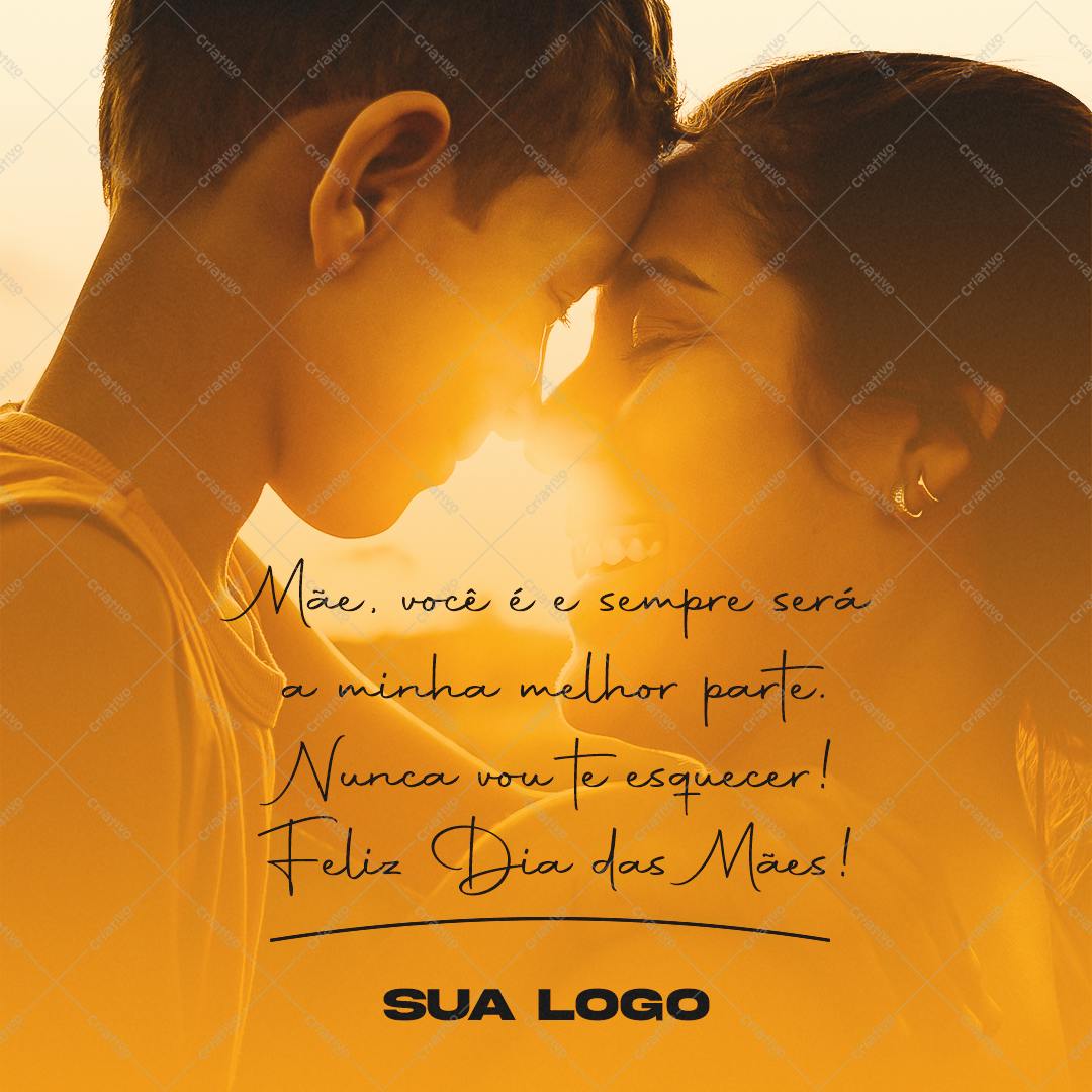 Post para Dia das Mães PSD Editável