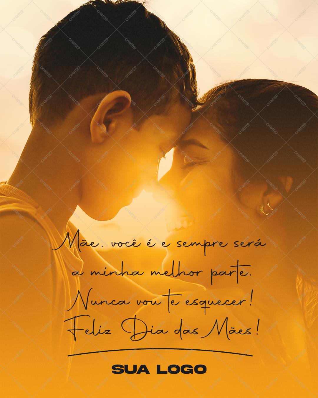 Post para o Dia das Mães PSD Editável