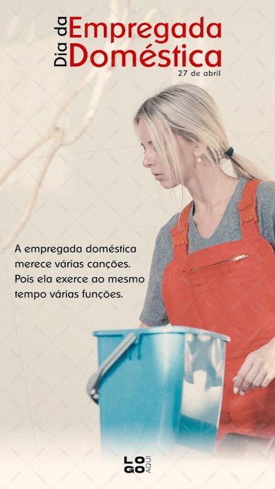 Dia Da Empregada Doméstica , arte editável, imagens inclusas, PSD