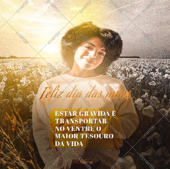 Post para Dia das Mães PSD Editável