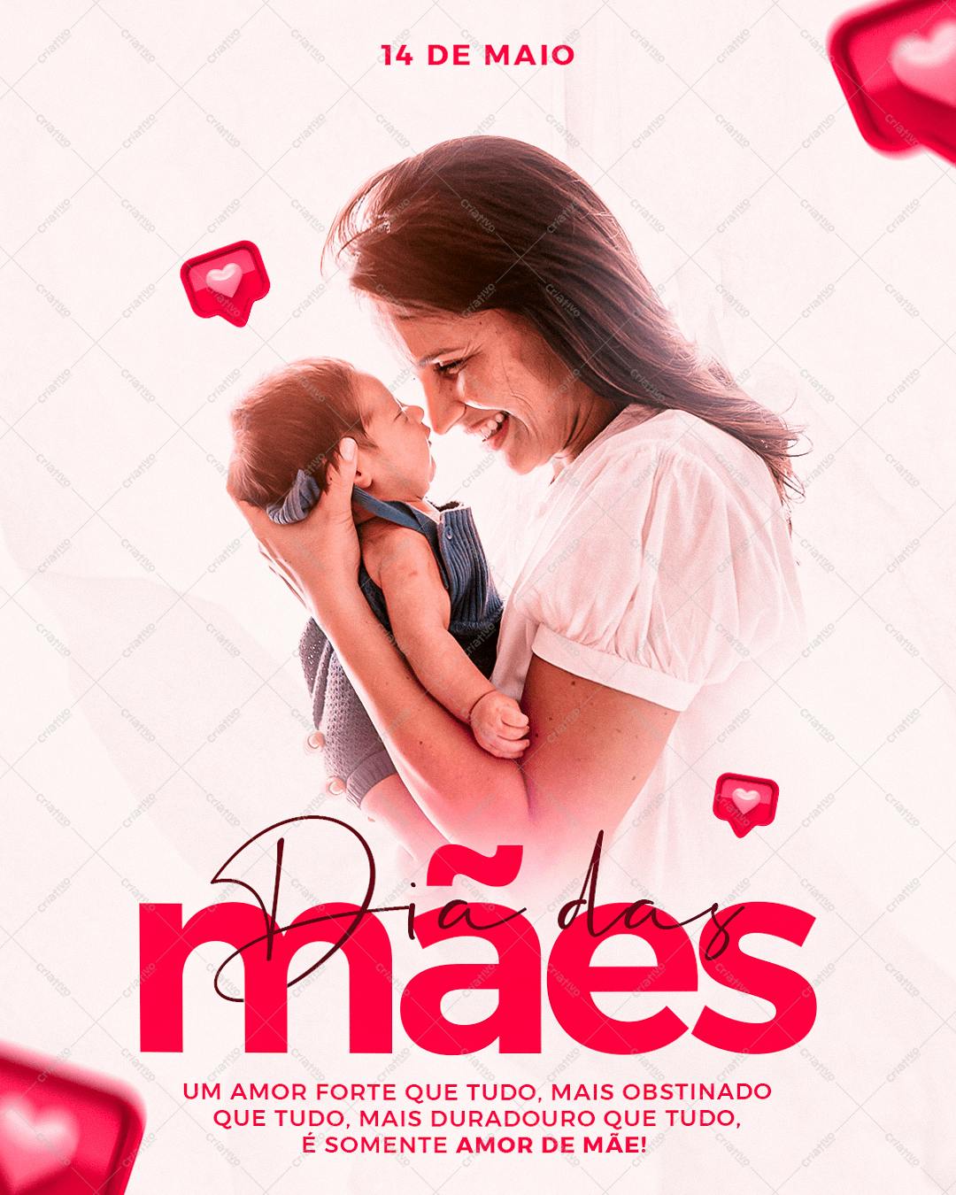 Flyer para o Dia das Mães PSD Editável
