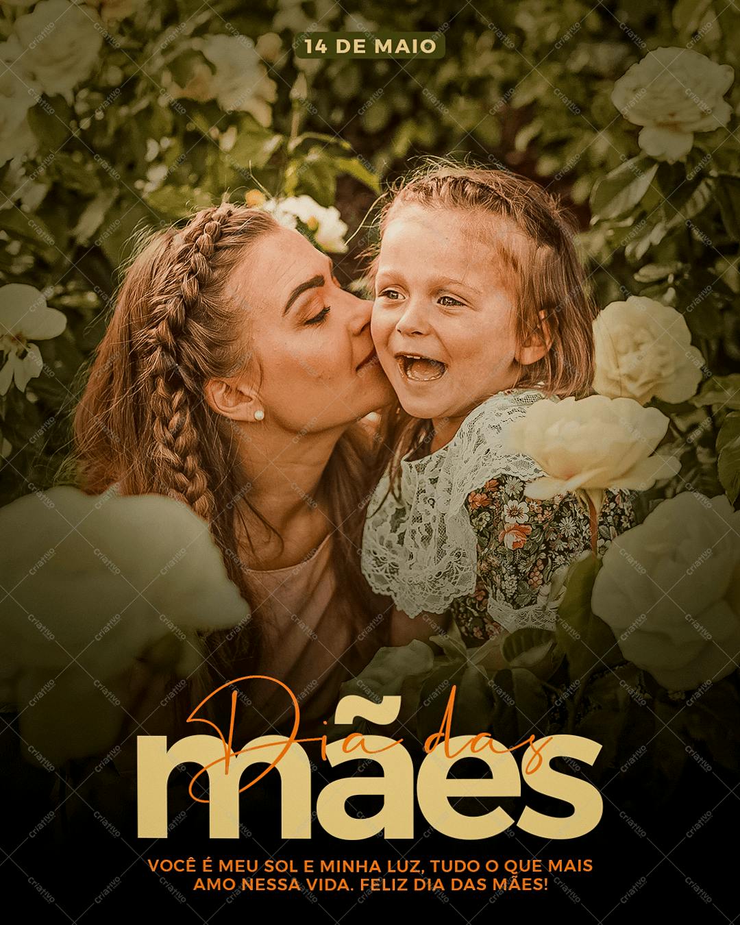 Flyer para o Dia das Mães PSD Editável