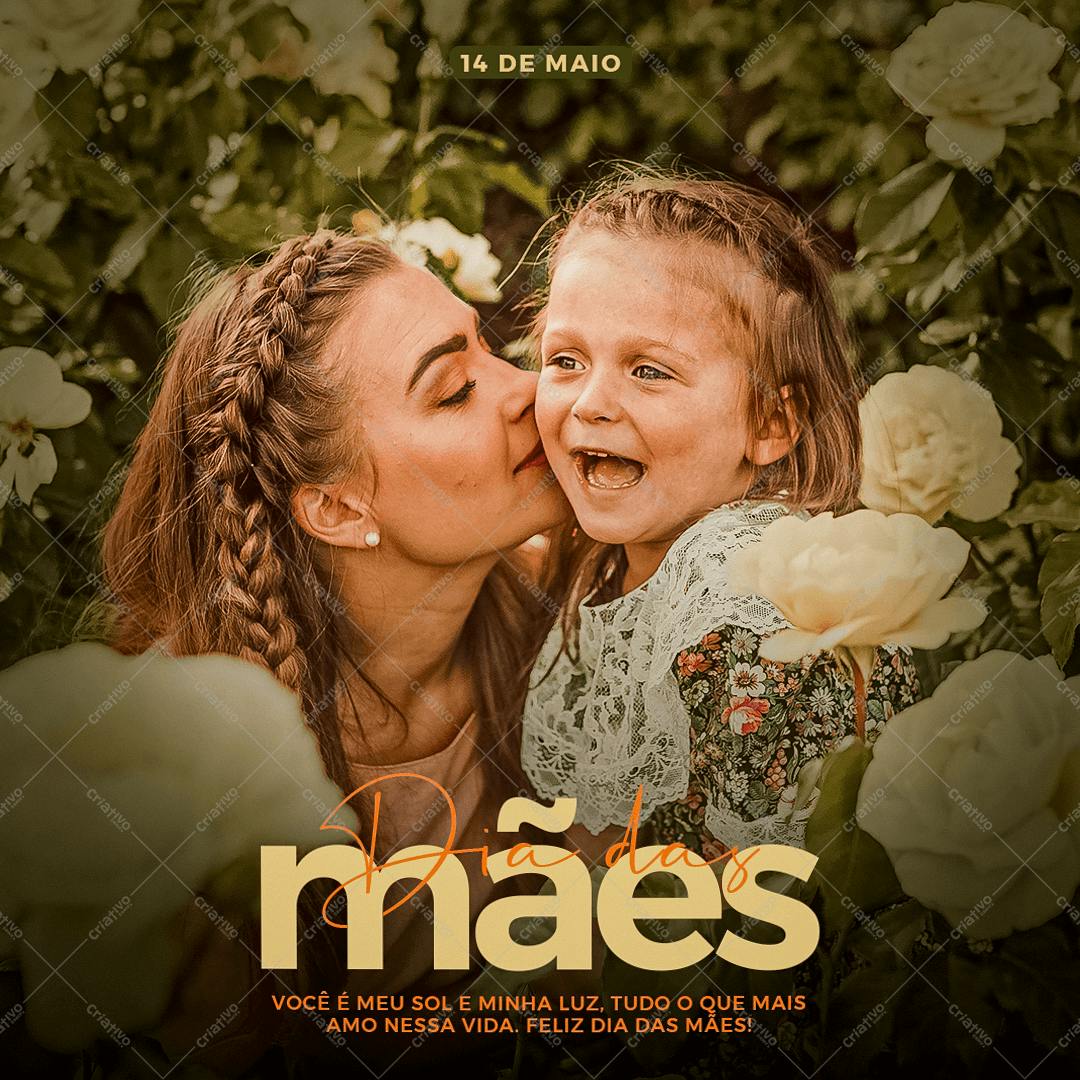 Post para Dia das Mães PSD Editável