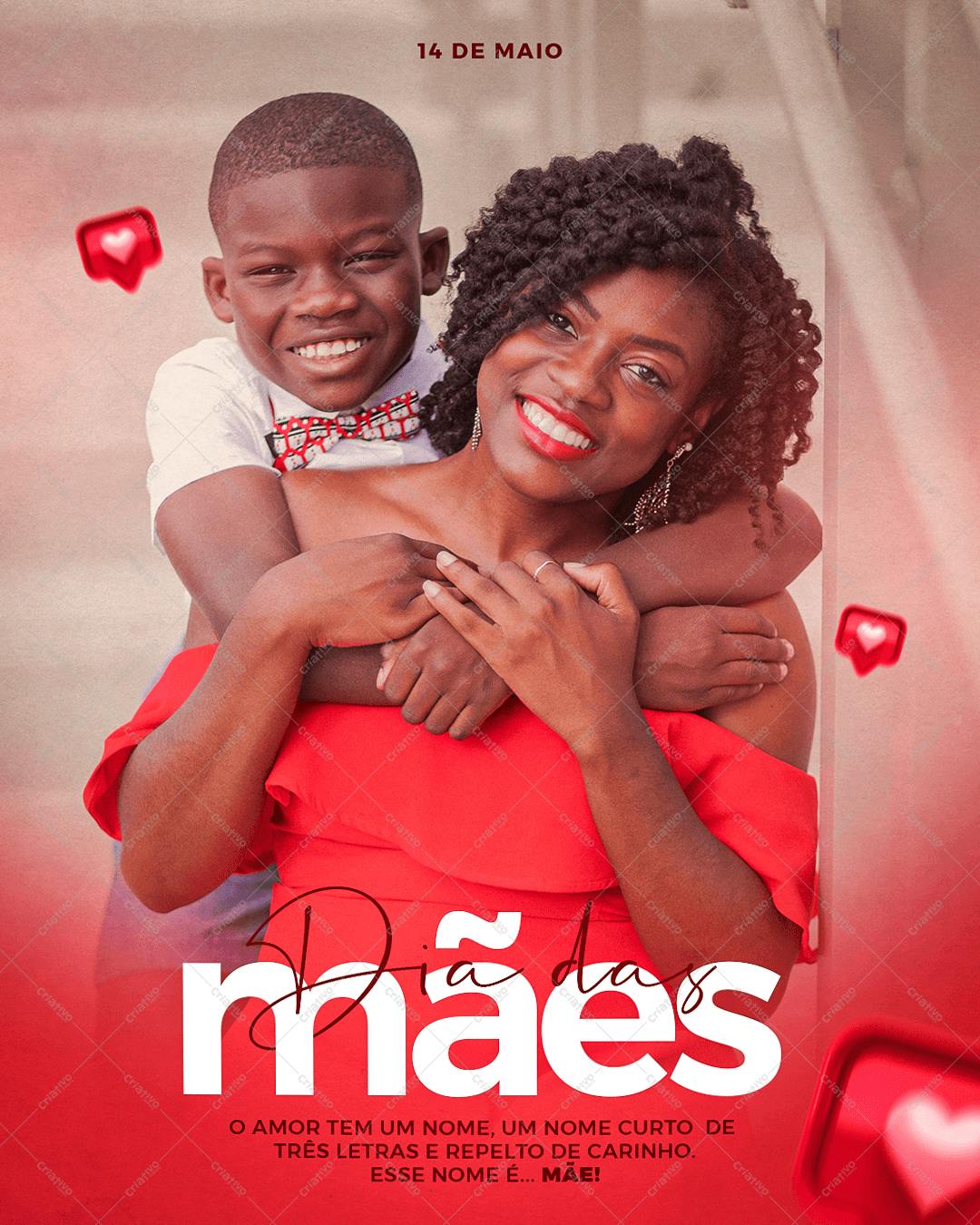 Post para o Dia das Mães PSD Editável