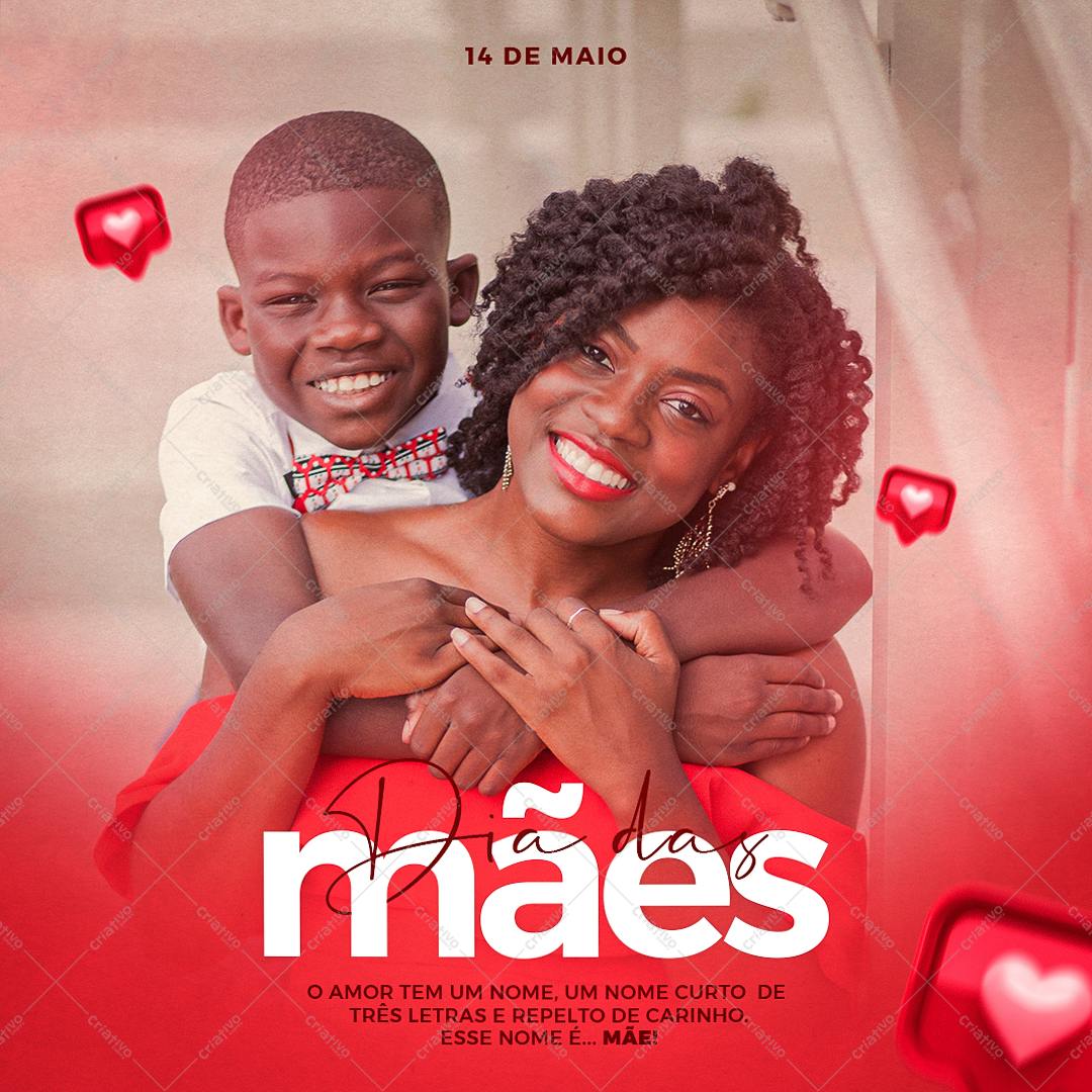 Postagem Dia das Mães PSD Editável