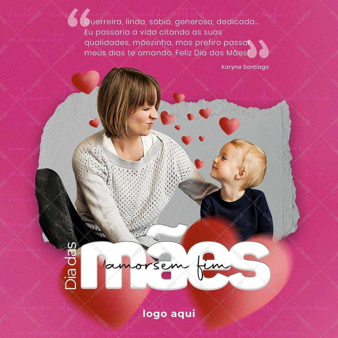 Template Dia das Mães: PSD Editável