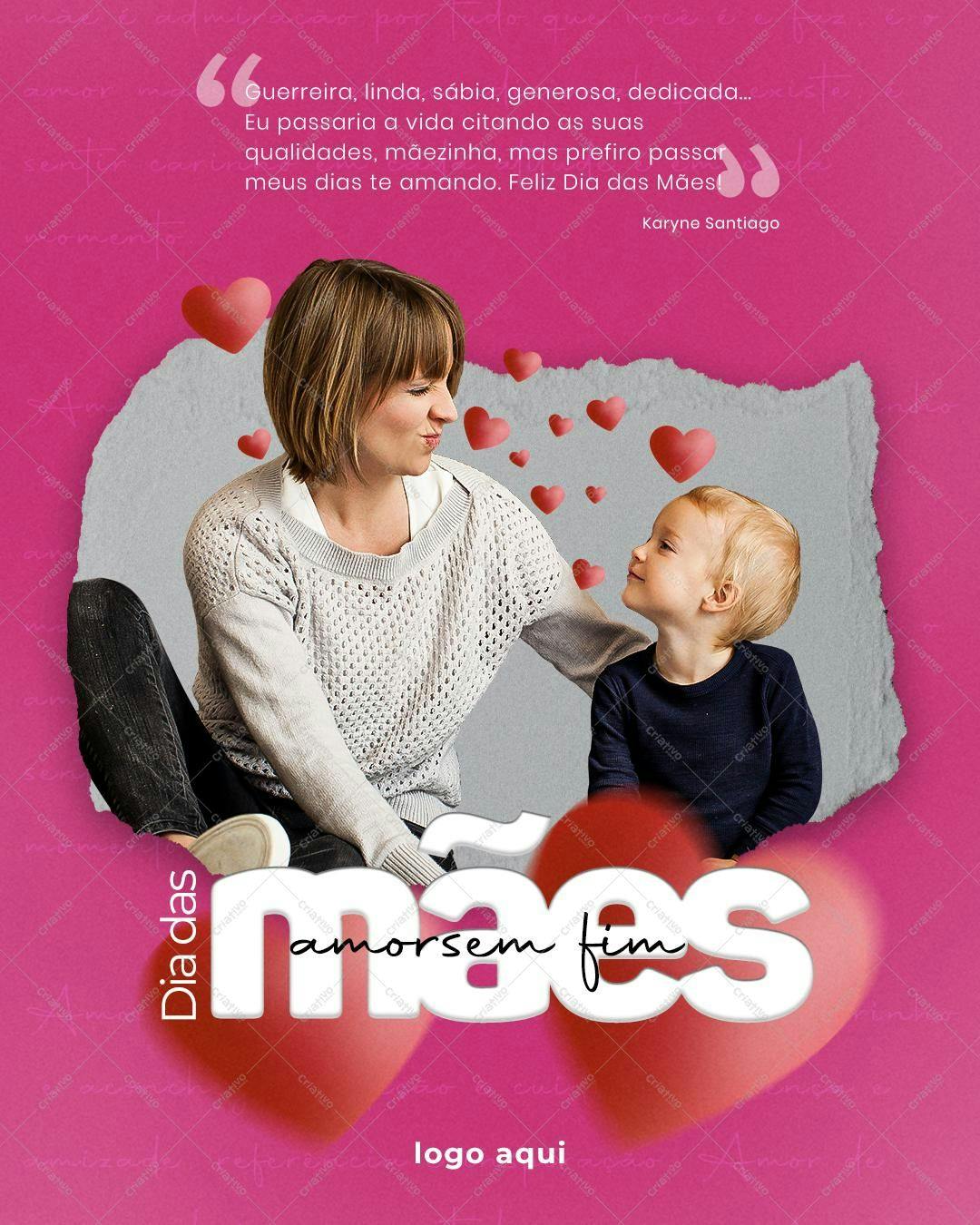 Template Dia das Mães PSD Editável