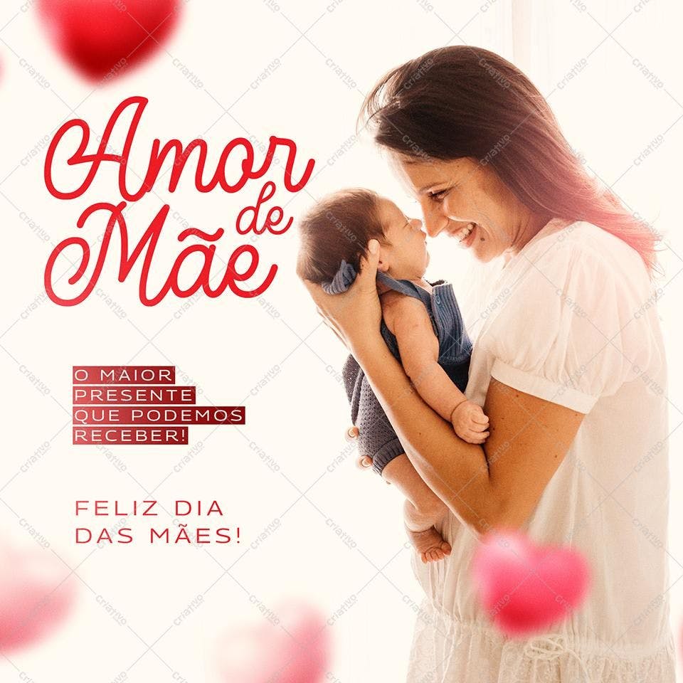 Post para Dia das Mães PSD Editável
