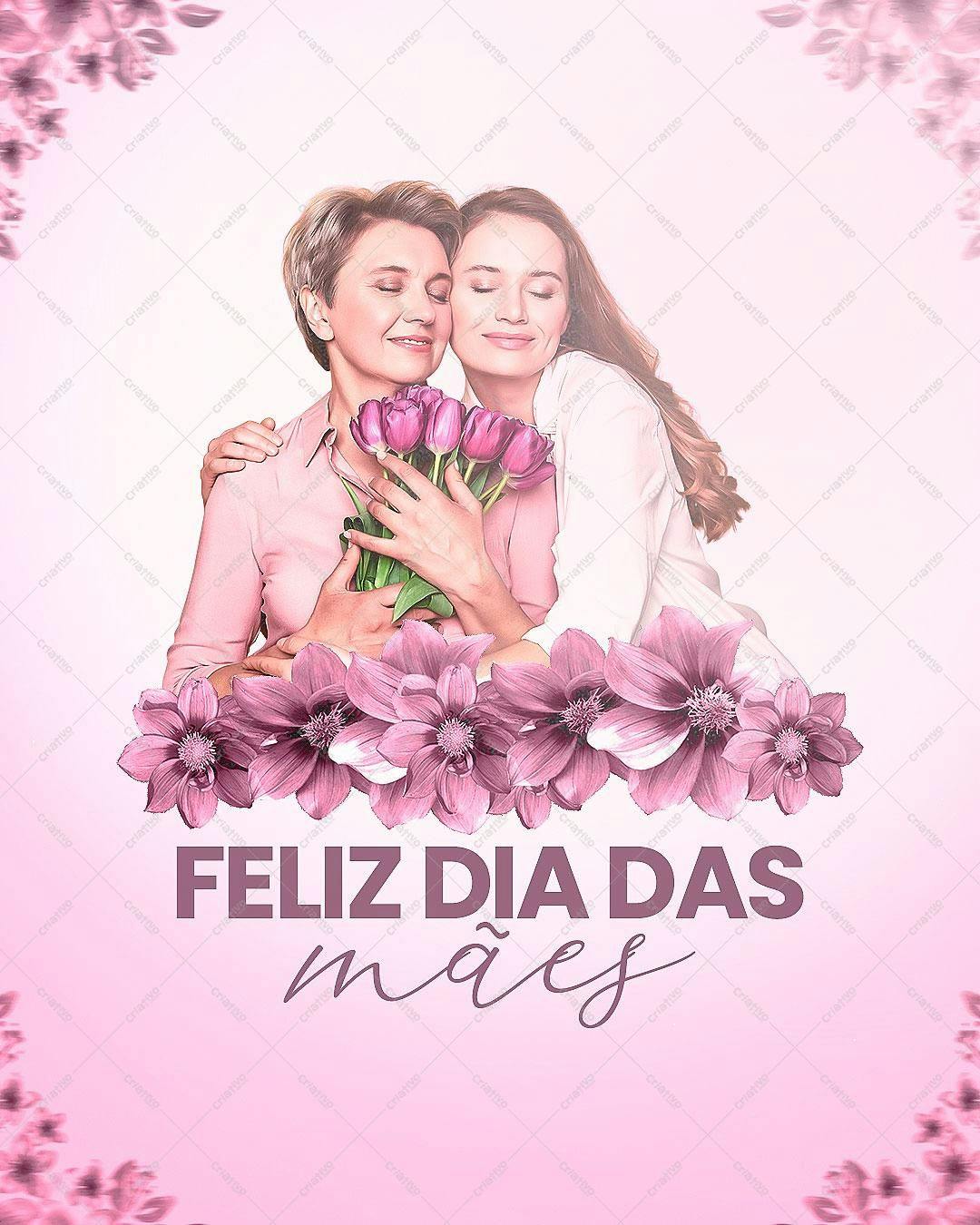 Post para o Dia das Mães PSD Editável