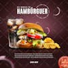 Dia do mundial hambúrguer , arte editável, imagens inclusas, psd, burguer