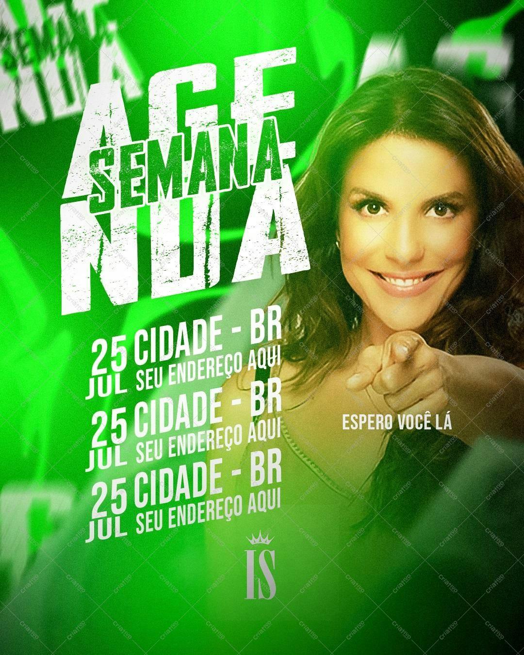 Flyer para Evento Semana Noa PSD Editável