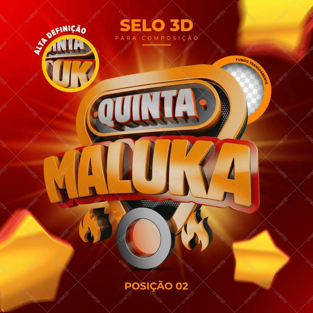 Selo 3D de premiação dourado metalizado
