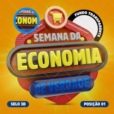 Selo Semana Da Economia - Posição 01