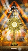 Corpus christi , arte editável, imagens inclusas, psd