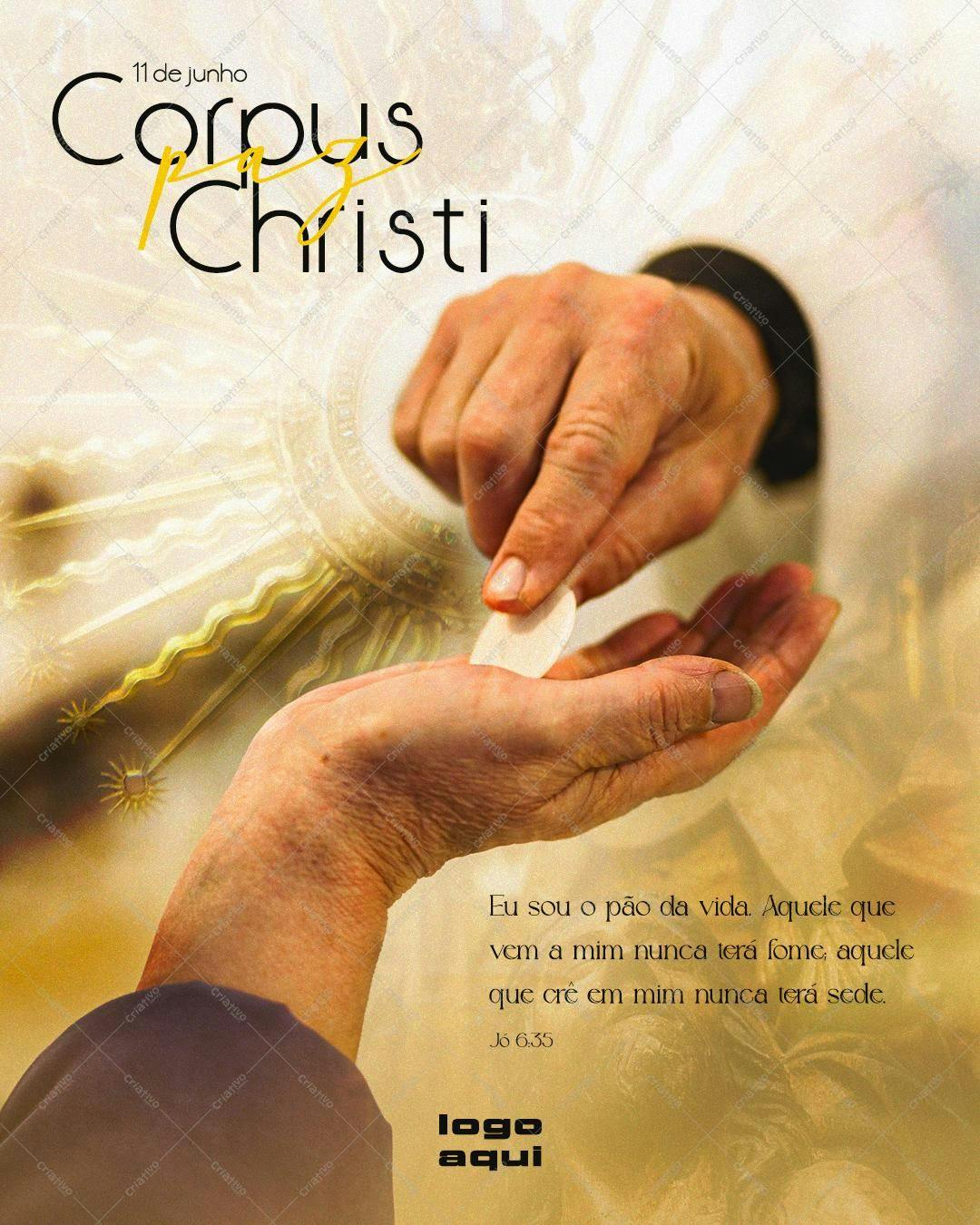 Imagem para Corpus Christi PSD Editável