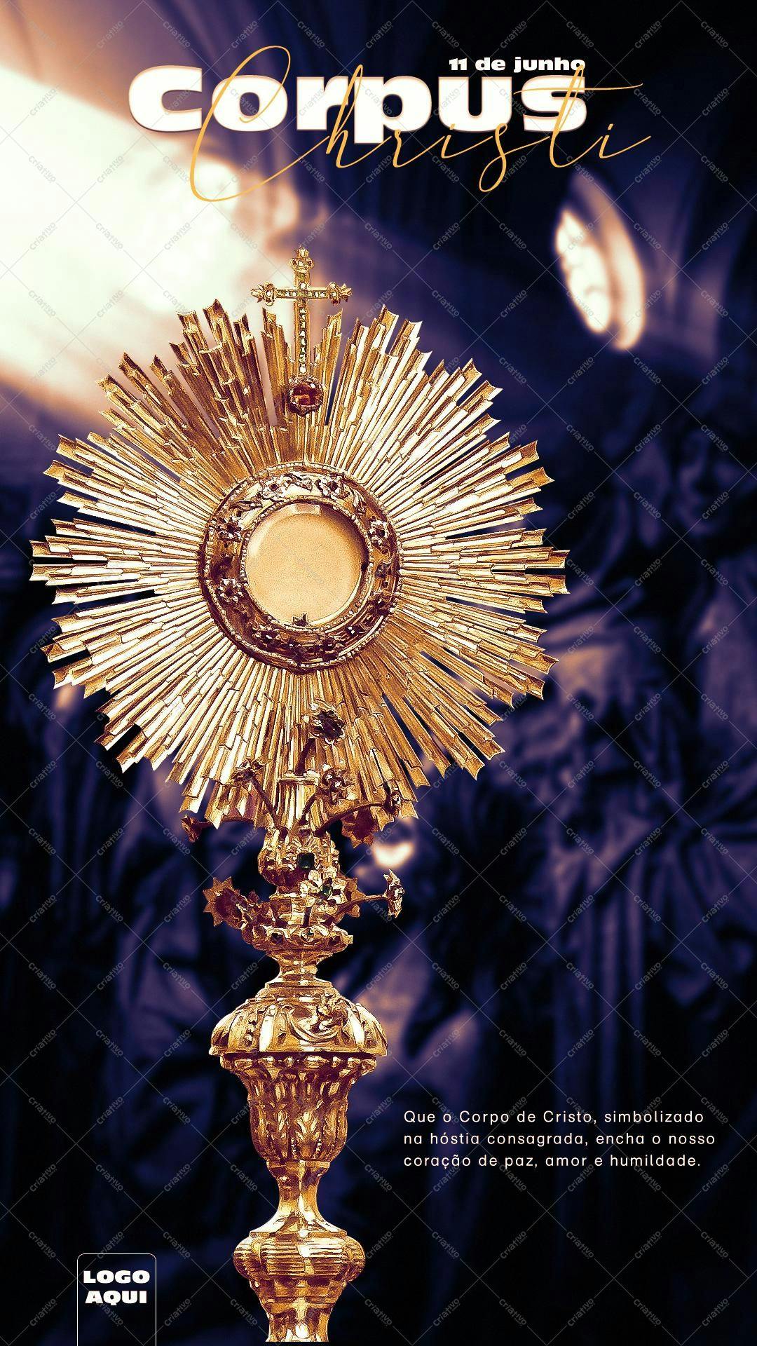Poster para Corpus Christi PSD Editável