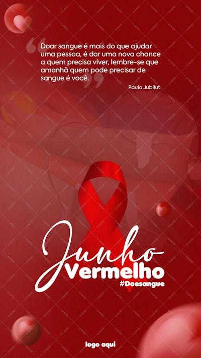 Junho Vermelho , arte editável, imagens inclusas, PSD