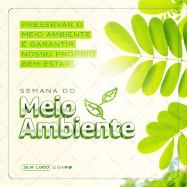 Feed semana do meio ambiente