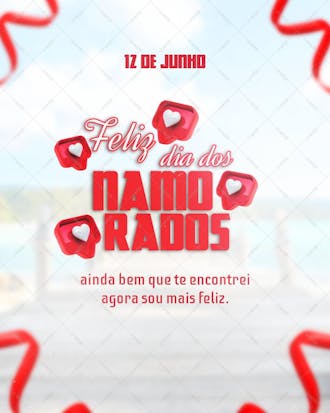 Feliz dia dos namorados