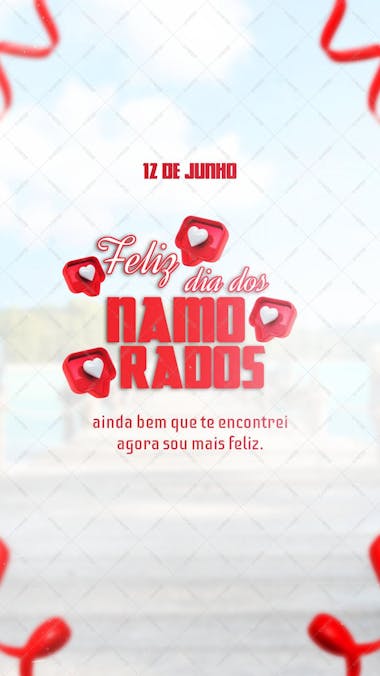 Feliz dia dos namorados